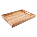 Wood Serving Tray with Handles