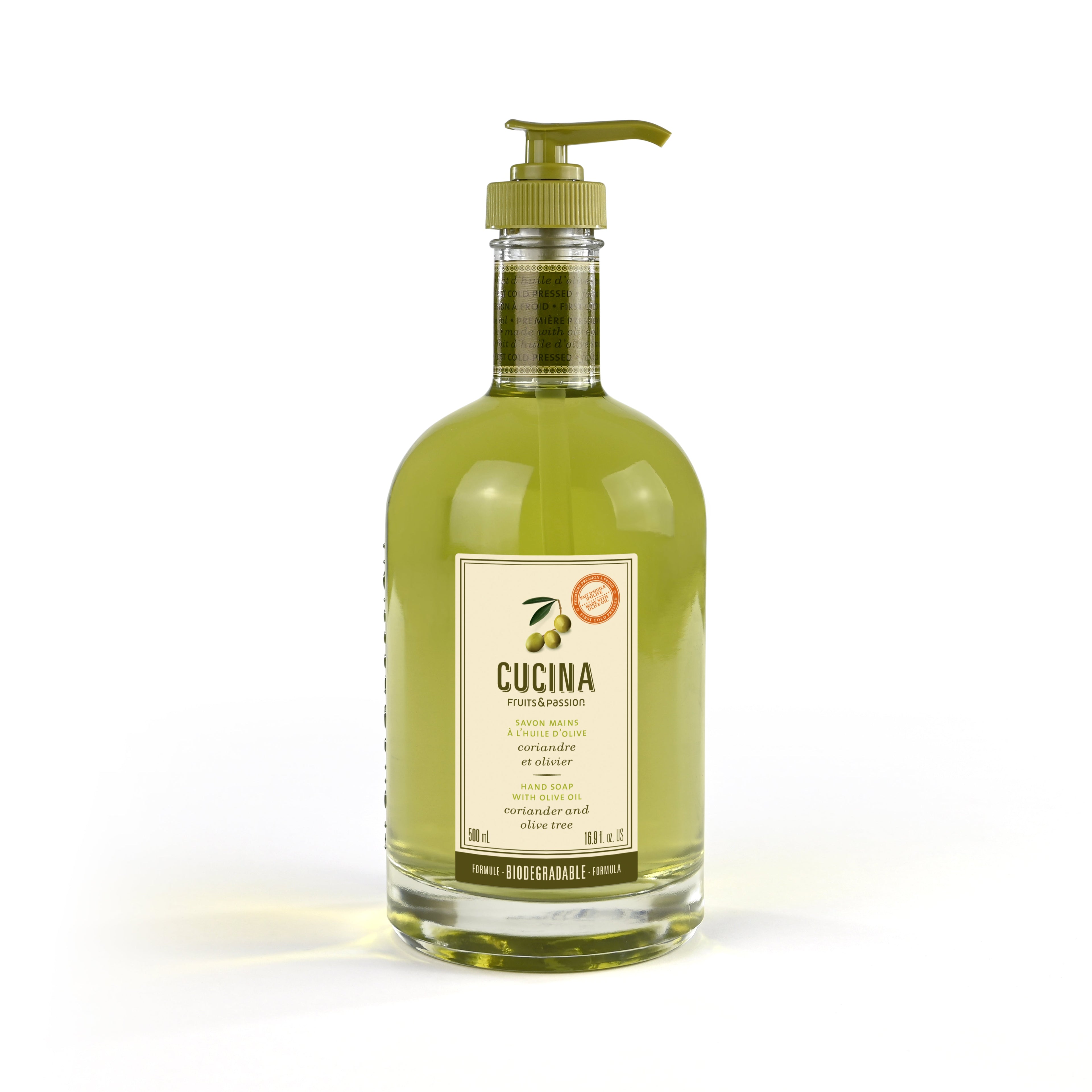 Hand Soap with Olive Oil | Coriander and Olive Tree | 500 mL